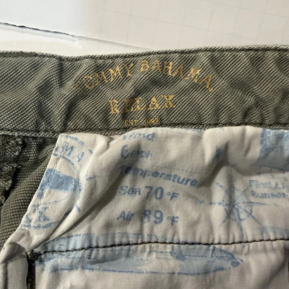 Tommy Bahama Men's Green Cargo Shorts - Picture 4 of 6